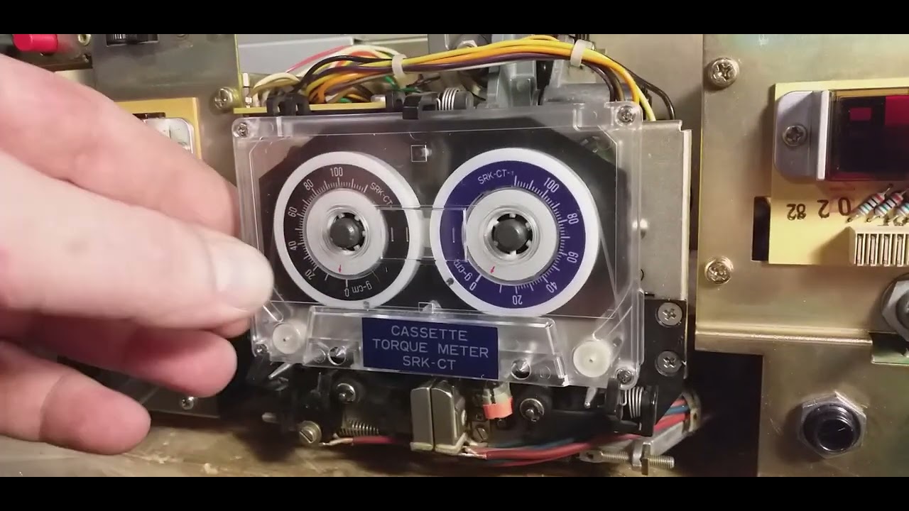 Revox B710 mkII. Настройка и контроль моментов натяжения.