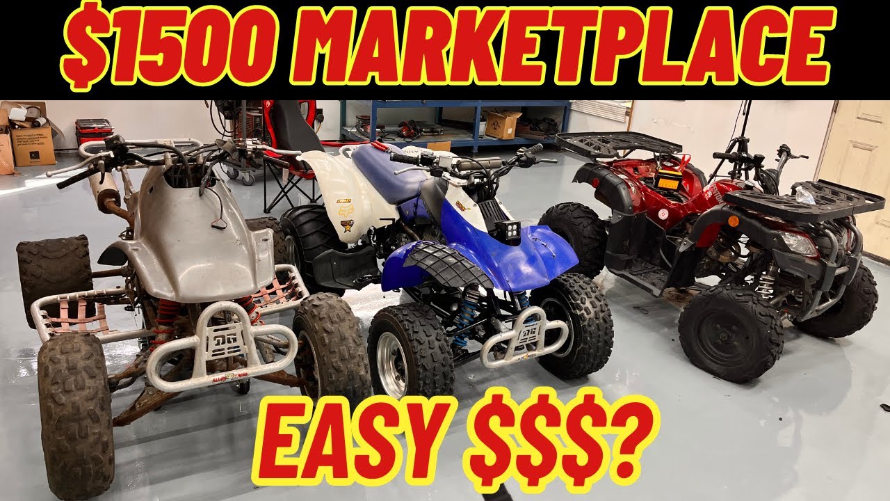 I spent $1500 on 3 Four Wheelers to Fix and Flip. How Bad are they?