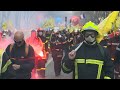 French firemen march in Paris against pension reform | AFP