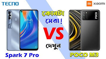 Tecno Spark 7 Pro Vs Xiaomi POCO M3 Full Comparison | Who is Best