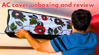 AC cover unboxing and review 2025. Online AC cover, cheapest AC cover. Mini Split Ac Cover