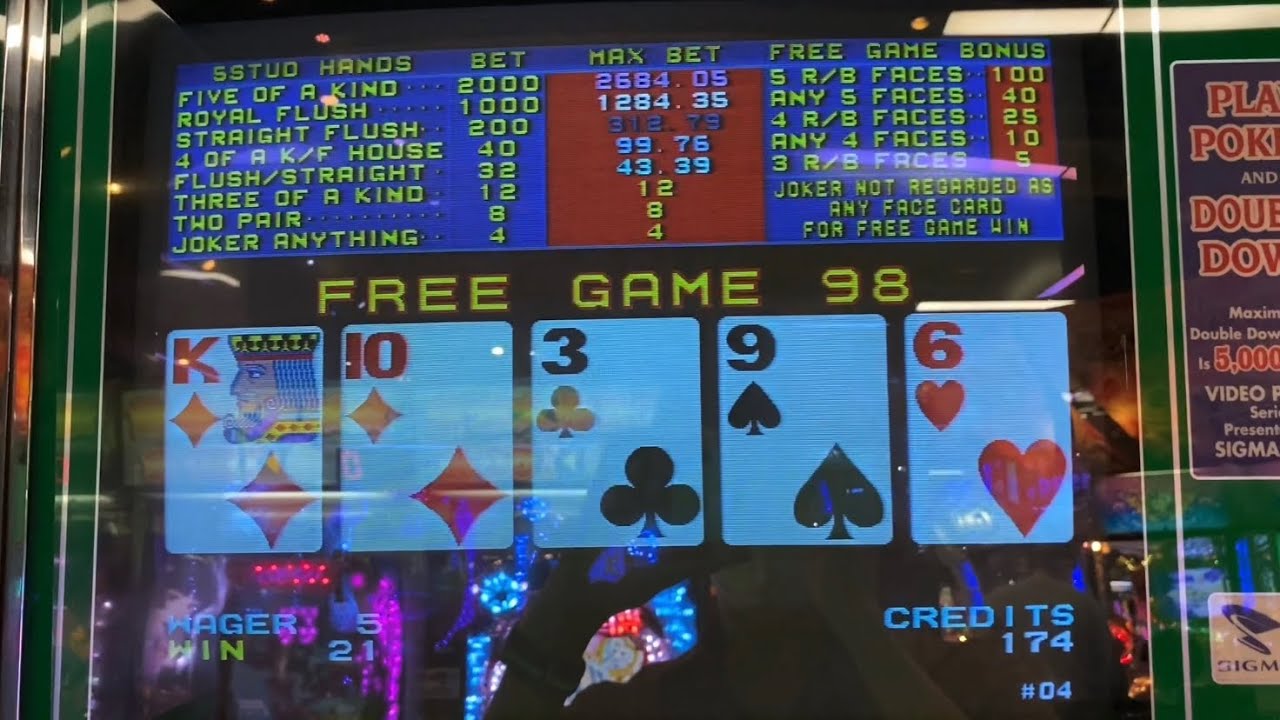 ⑤ シグマ フリーディールツインジョーカーズプログレッシブ  フリーゲーム×100  / SIGMA FREE DEAL TWIN JOKERS 52JP MAX5BET