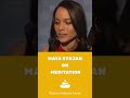 Maya Stojan on Meditation , Benefits for meditation , Actors who meditate #shorts