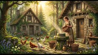 Spring Morning in the Forest House Making Natural Soap & Walnut Oil Ghibli-Style ASMR