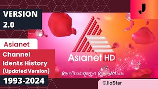 [UPDATED] Asianet | Channel Idents History (1993 - 2024) V2.0 #jjprod
