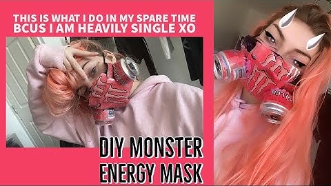How to make a Monster Energy “gas mask”