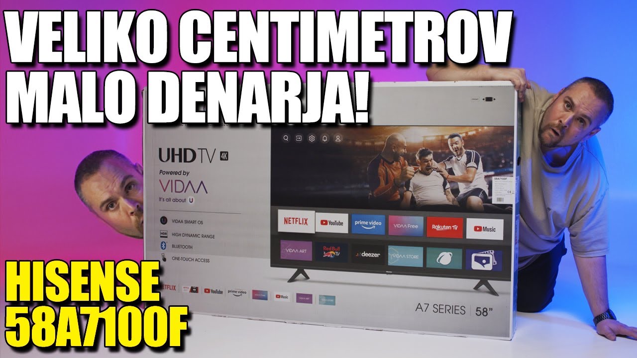 TV HISENSE 58A7100F - 58" za malo denarja!