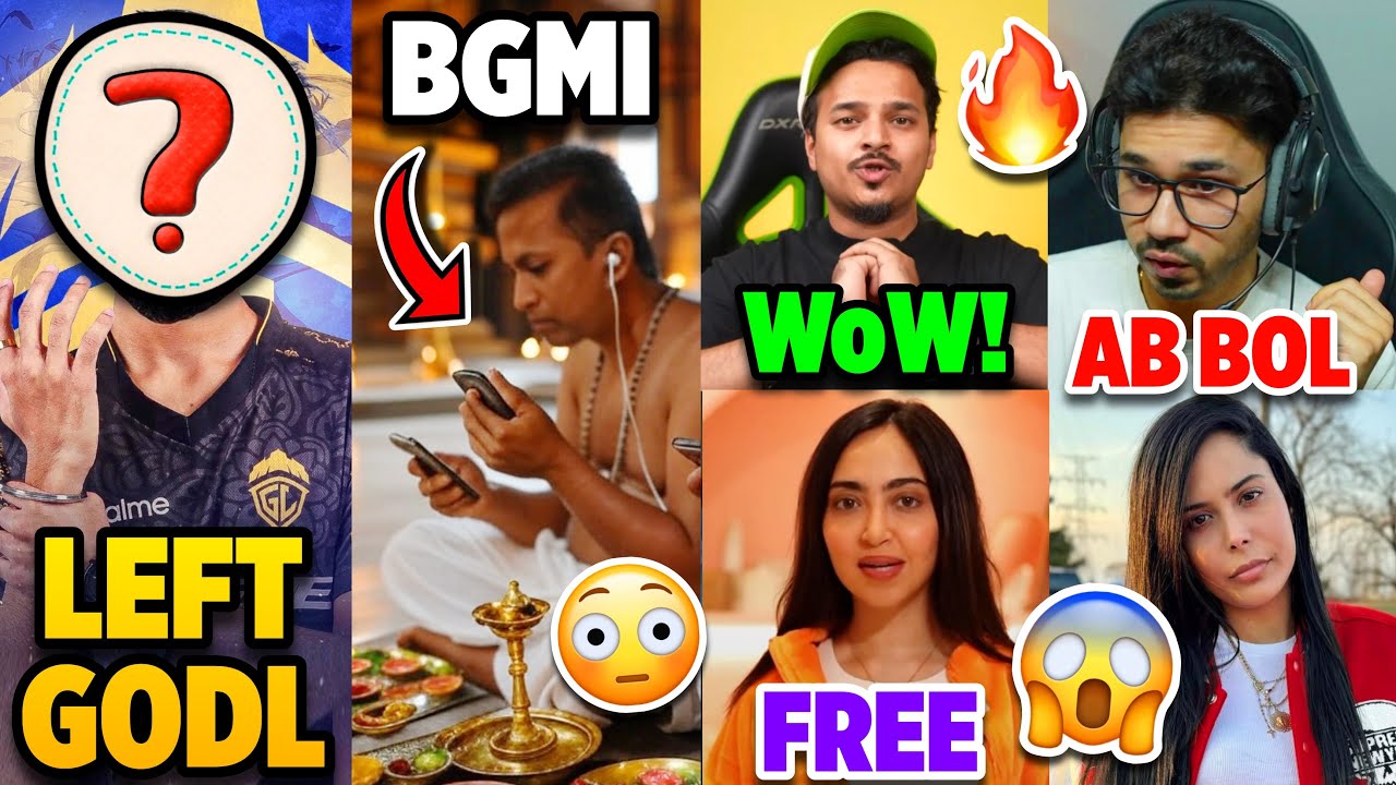 Girl Gamer EXPOSED Serious Story🚨 Why Left GODLIKE?😲 S8uL Big News, Kaash Plays Free iPhone, Saumraj