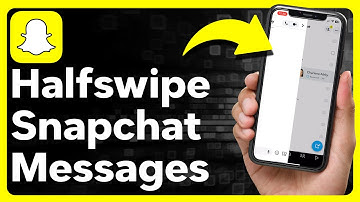 How To Half Swipe On Snapchat