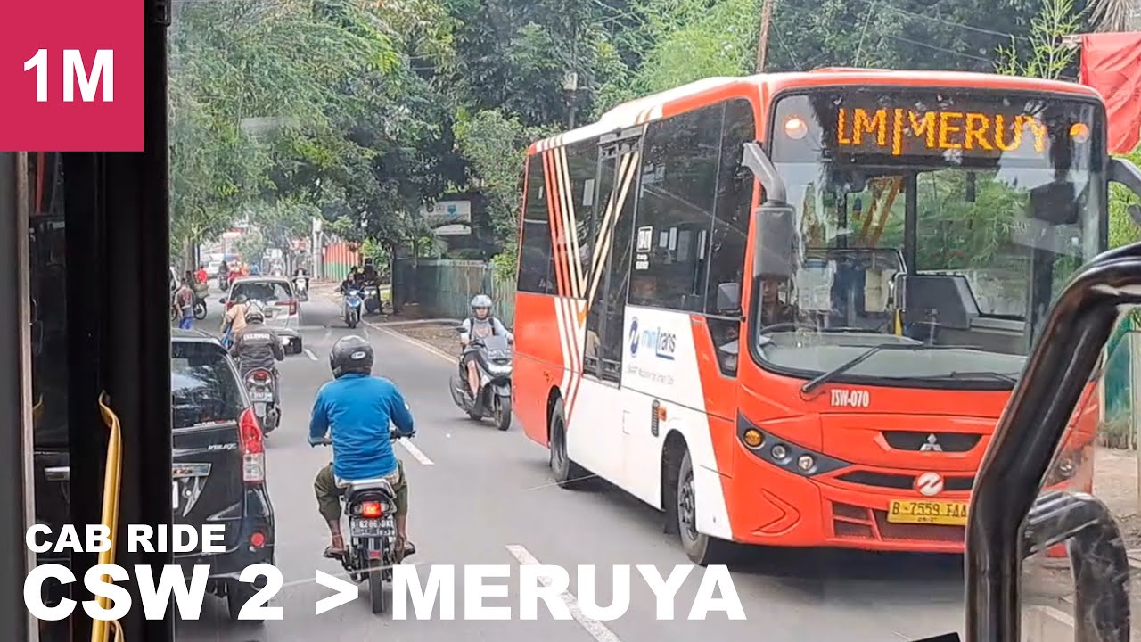Minitrans Compilation in CSW 2 + Cab Ride | Transjakarta 1M to Meruya