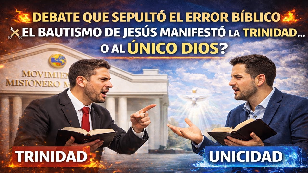 DEBATE QUE SEPULTÓ EL ERROR BÍBLICO: EL BAUTISMO DE JESÚS MANIFESTÓ LA TRINIDAD O AL ÚNICO DIOS 