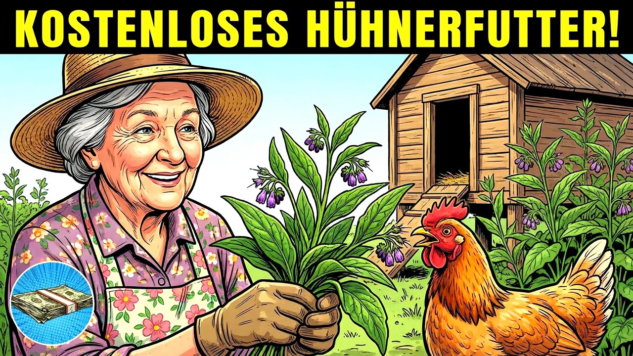 Diese Kostenlose Pflanze Ersetzt Jedes Hühnerfutter - Wächst Für Immer Von Selbst