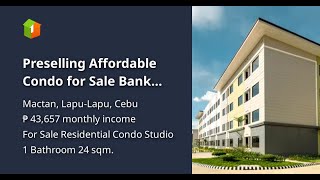 Preselling Affordable Condo for Sale Bank and Pag-IBIG Financing:Plumera Mactan by Johndorf Ventures