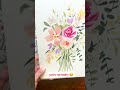 Kwiaty koją serce #sztuka #akwarele #painting #malowanie #bukiet #watercolor #watercolorart #florals