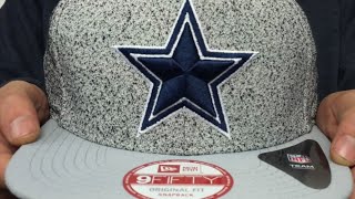 Cowboys 'SPECKLED SNAPBACK' Grey-Navy Hat by New Era