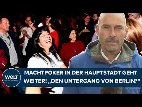 WAHL-BEBEN IN BERLIN: Die Linken feiern ihren Wahl-Sieg! Rekordergebnis! "Untergang von Berlin!"