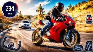 Real Bike Driving Racing Game Open World Motorcycle Driving & Fun Android Gameplay screenshot 4