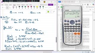 Root Finding Method (Modified Secant Method)