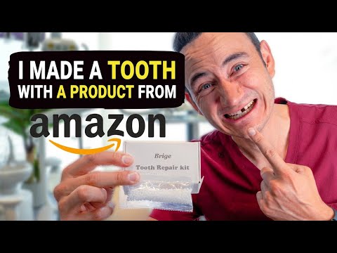 I tried a DIY At-Home Teeth Kit from Amazon! Real Dentist