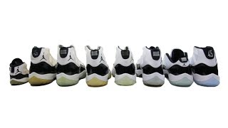 A Review and Comparison of The Air Jordan 11 Concord (Sample | OG | 2000 | DMP | 2011 | 2014 | 2018)