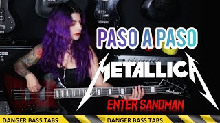 Enter Sandman - Metallica (Tutorial & Bass Tabs)