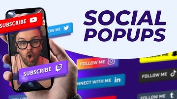 Stream Social Pop-Up For Streamers and Content Creators