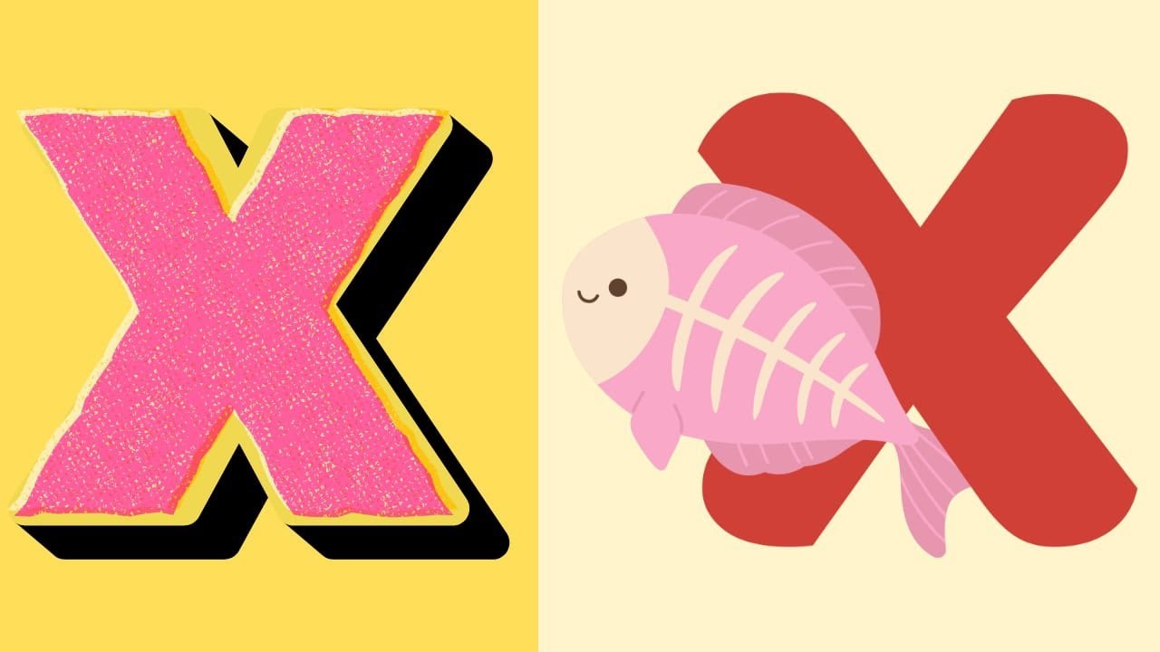 X Letter Things Name