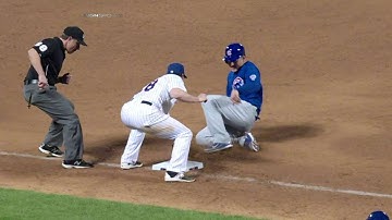 CHC@NYM: Rizzo swipes third on double steal in 9th