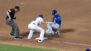 CHC@NYM: Rizzo swipes third on double steal in 9th