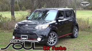 Highlights of the new 2018 Kia Soul SX Turbo at Lindsay Kia in Lindsay, Ontario