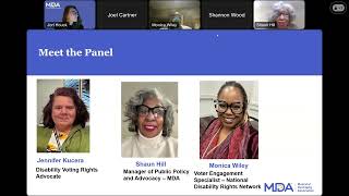 MDA Advocacy Institute:  Disability and Democracy The Voting Experience