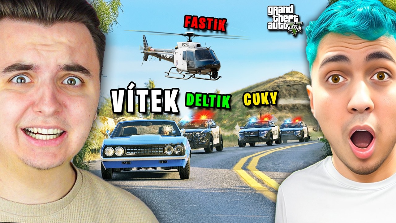 3 Policejní Auta vs. 1 Zloděj! Kdo Vyhraje v GTA Online?