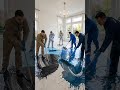 Amazing Metallic Epoxy Floor Art 😍 | Luxury Marble Flooring Transformation | Satisfying Resin Pour