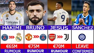 🚨 ALL LATEST CONFIRMED TRANSFER SUMMER 2024, 🔥 BRUNO, MIGUEL ,JESUS,Mbappe,SANCHEZ,Sancho,TRENT✅️