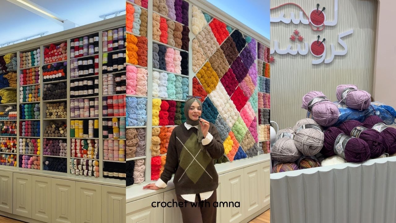 Экскурсия по выставочному залу Lamset Crochet, их новому сайту и тому, что я купила 🧶