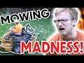 His Dad Ran Mower Over His Video Games!!! | Landscaper Reacts