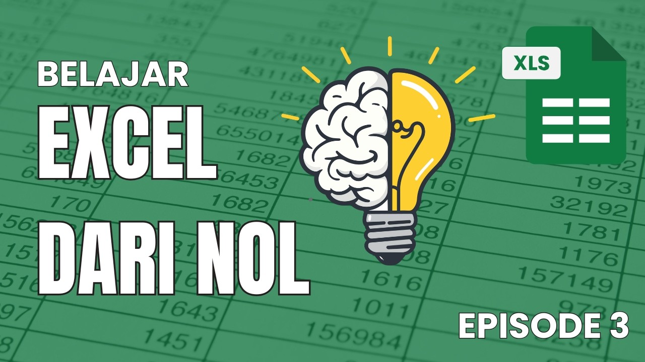 Belajar Excel dari Nol episode 3 | Tutorial Excel Pemula – putubdya ...