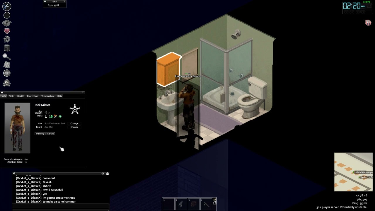 Rick Shaves his beard (season5 moment)