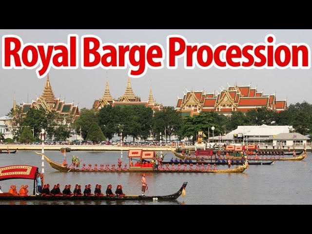 Thai Royal Barge Procession กระบวนพยุหยาตราชลมารค | Mark Wiens