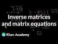 Matrix Determinants and Linear Equations
