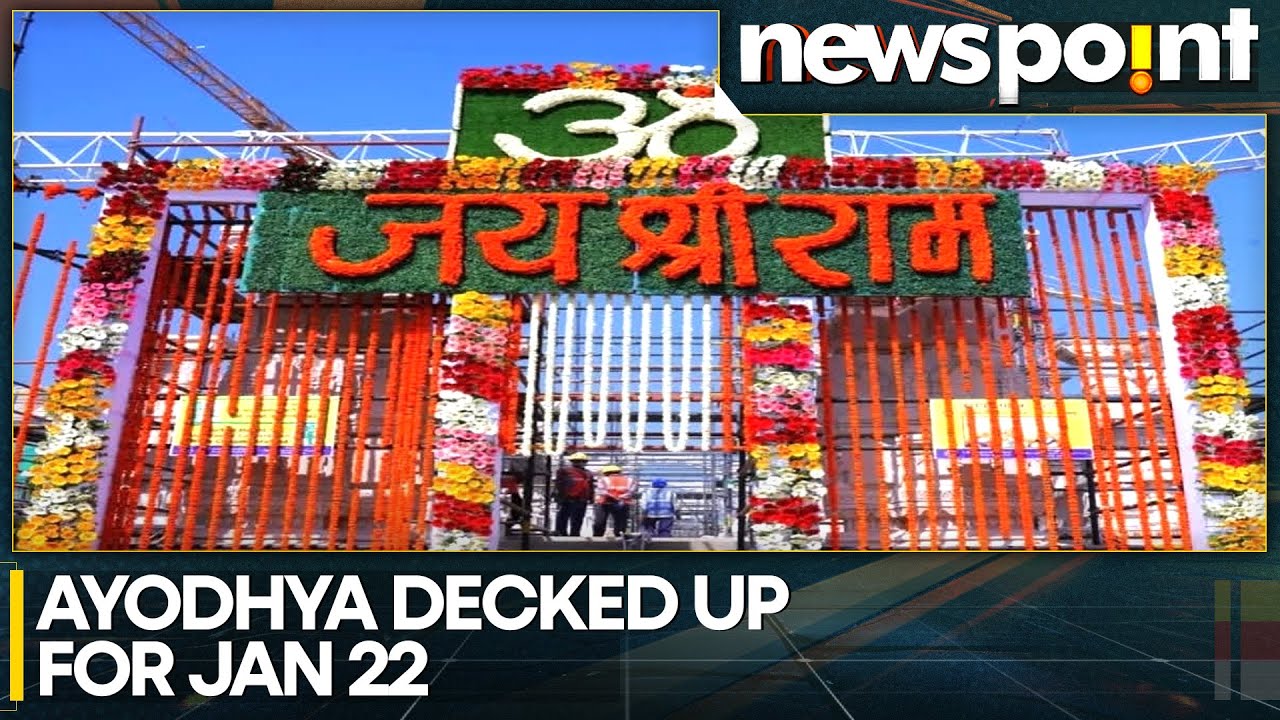 Ram Mandir: Ayodhya all decked up, ready for Ram Mandir inauguration ...