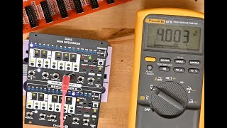 C.K. Builds a Division-6 dual mini sequencer eurorack module kit (euro rack)