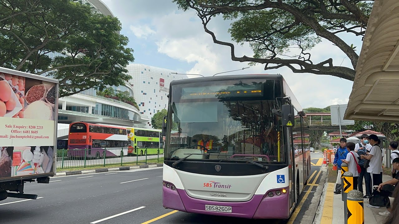 mrtravels-on-a-bus-sbs8260p-on-short-working-trip-service-159a-youtube