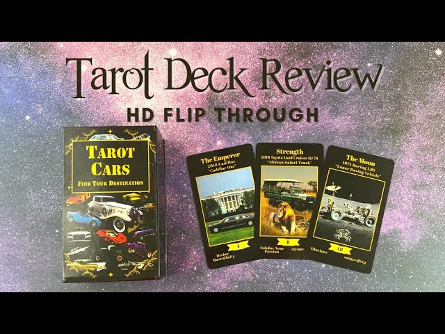 Tarot Cars | 78 Card Tarot Deck Flip Through | Unique Car-Themed