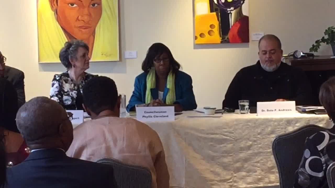 Leon Bibb panel on racism