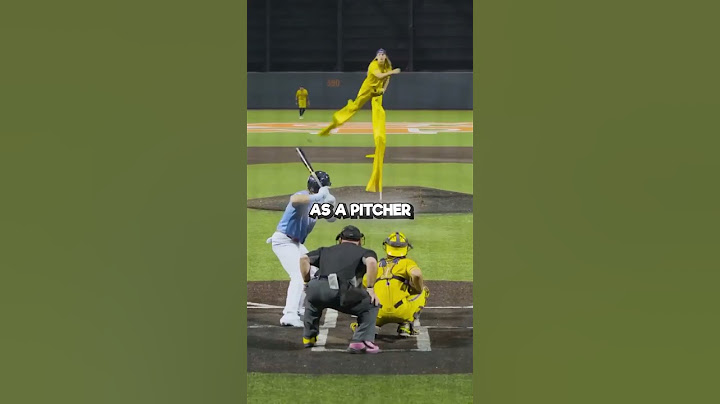 The Only Baseball Player Who Plays on Stilts!