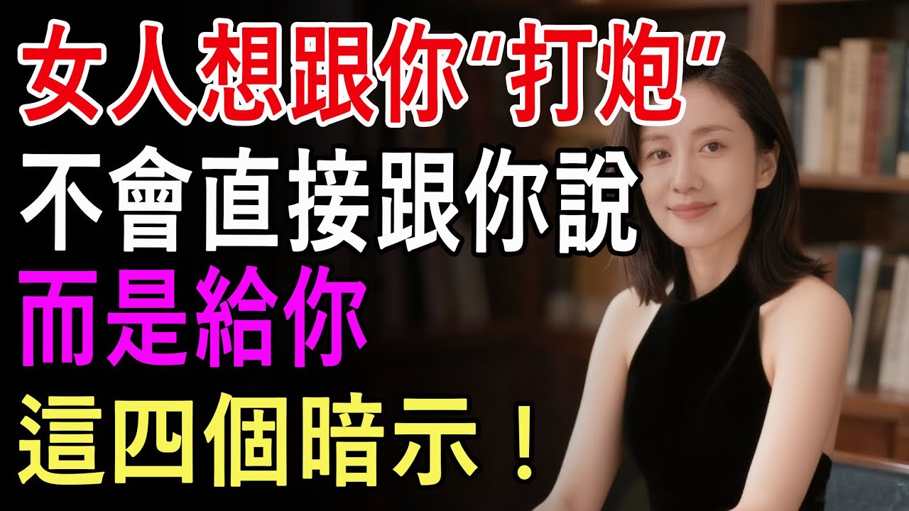 女人想跟你親密，不會直接跟你說，而是給你這几個暗示