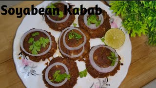 Soyabean Kabab Recipe / Soya chunks cutlet recipe / veg kabab recipe 🍽️