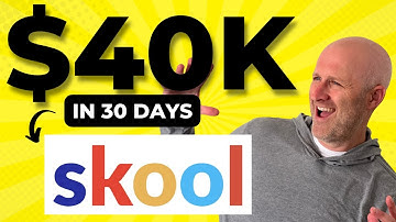 $40K in 30 days (with no sales calls) using Skool