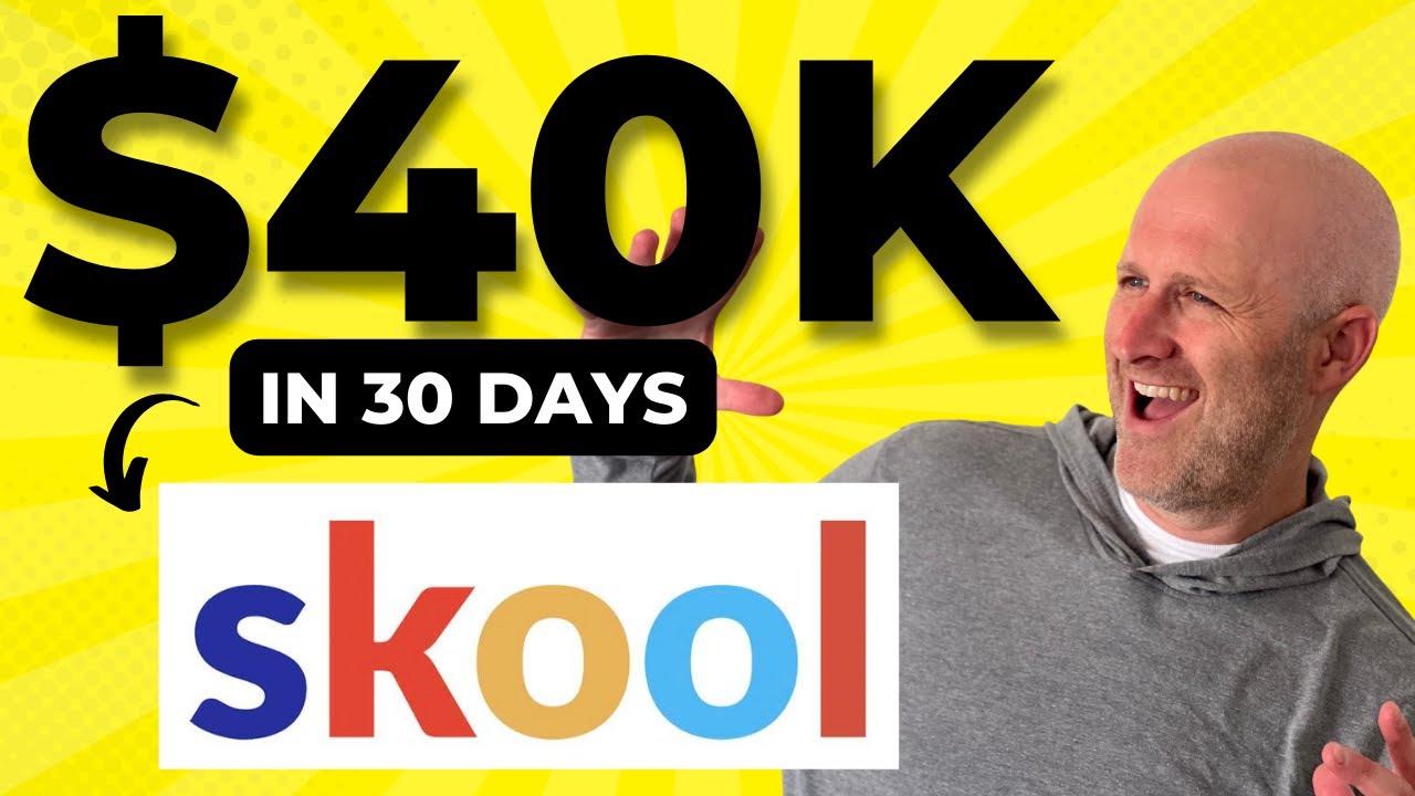 $40K in 30 days (with no sales calls) using Skool